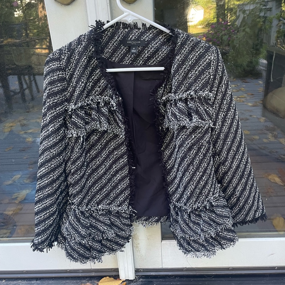 Ann Taylor tweed jacket
